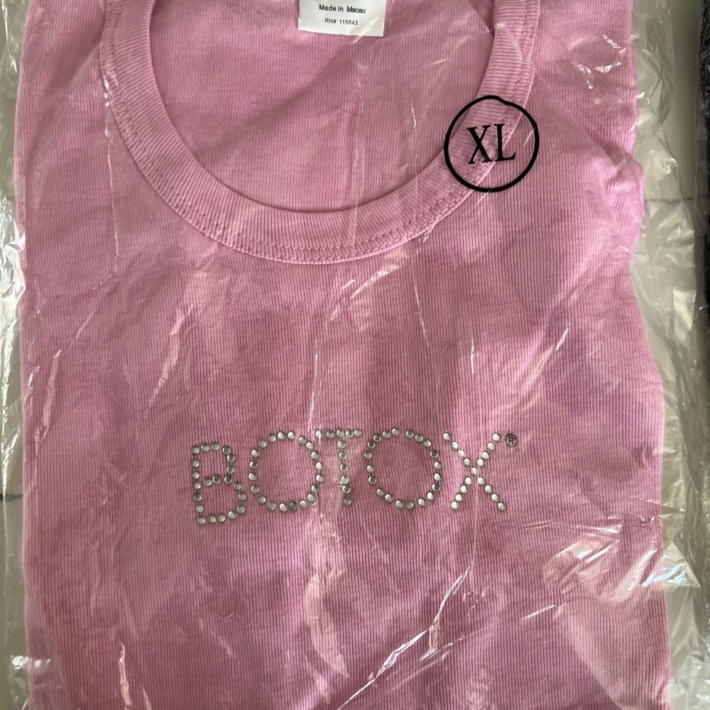 Original rhinestone Botox babydoll tee